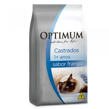 RAÇÃO OPTIMUM DRY CAT ADULTOS CASTRADOS FRANGO 3 KG