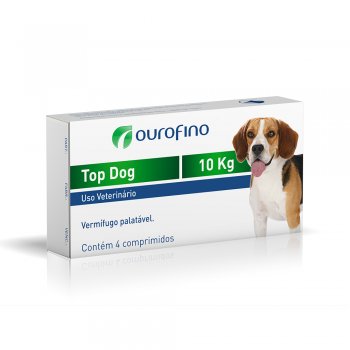 TOP DOG OUROFINO 10 KG CX COM 4 COMPRIMIDO