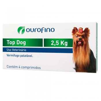 TOP DOG 2,5 KG  CX COM 4 COMPRIMIDO