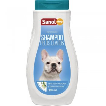 SANOL DOG SHAMPOO PELOS CLAROS 500 ML